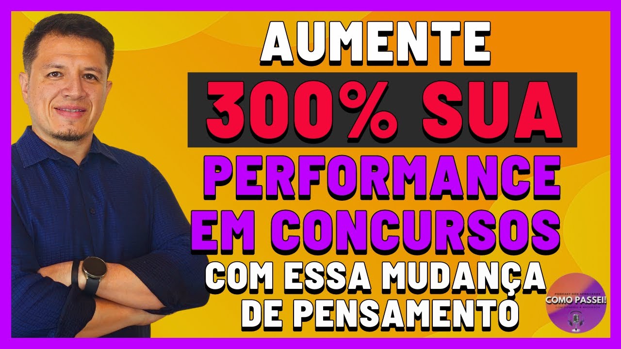 Aumente Até 300% de Chances nos Concursos Públicos Com Essa Mudança Radical