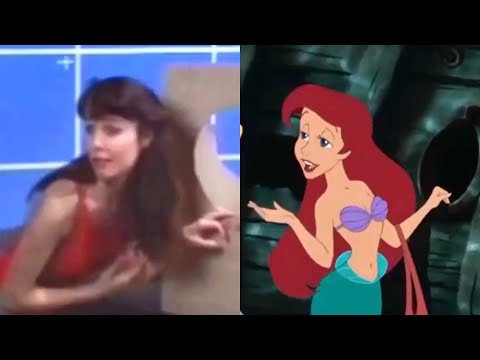 ARIEL Live-Action References in Disney’s ‘The Little Mermaid’ (1989) COMPARISON