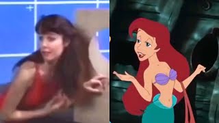 ARIEL Live-Action References in Disney’s ‘The Little Mermaid’ (1989) COMPARISON