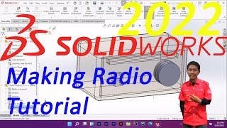 How to make radio in SolidWorks 2022 Full Tutorial