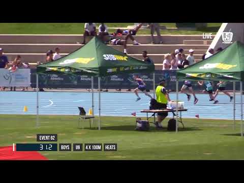 BOYS U09 4X100M HEAT 3 - 2017 SUBWAY STATE RELAY CHAMPIONSHIPS // LAVicTV