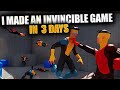 I Made An INVINCIBLE Game In 3 DAYS
