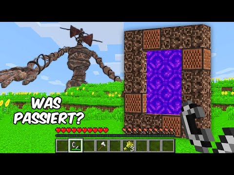 Dangerous Minecraft Sirenhead Portal - Don't do it!