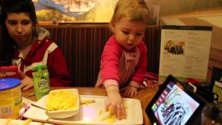 Katherine Eating Mac & Cheese