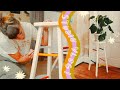 STUDIO VLOG PAINTING A STOOL MINI PAINTINGS