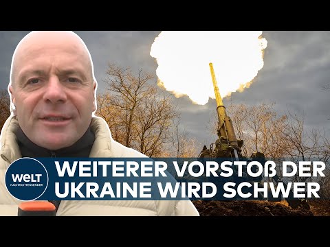 UKRAINE-KRIEG: Russen graben sich ein - Sprung über Dnipro-Fluss wird harter Kampf | WELT Analyse
