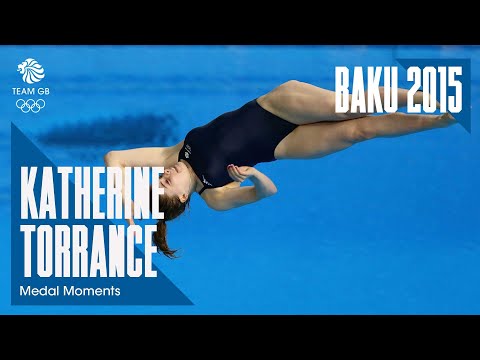 Katherine Torrance Wins Gold in 3m Springboard | Baku 2015 Medal Moments