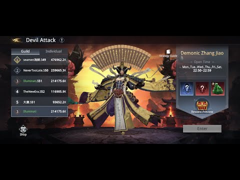 Dynasty Legends 2 Live stream Devil Attack New Guild Top Rank #KingOfGamesChannel #dynastylegends2