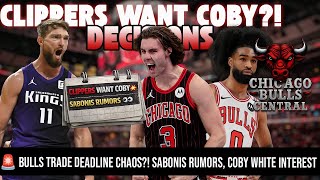 🚨 Bulls Trade Deadline Chaos?! Sabonis Rumors, Coby White Interest & Giddey’s Statement Game 👀