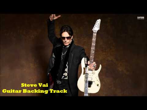 Steve Vai - crying machine (Guitar Backing Track)