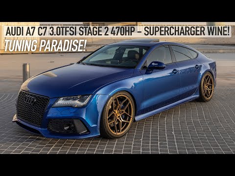 TUNERS PARADISE! AUDI A7 C7 SUPERCHARGED STAGE 2 470HP - Easiest way to get a monster! In Detail 4K