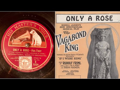 International Novelty Orchestra (Nat Shilkret) - Only A Rose - 78 rpm - HMV B5224 - 1926