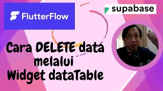 Flutterflow 5.12: How to DELETE a record in dataTable Widget
