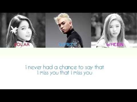 Mamamoo (마마무) Feat Bumkey - Don’t Be Happy (행복하지마) [Color Code Lyrics : KOR/ROM/ENG]