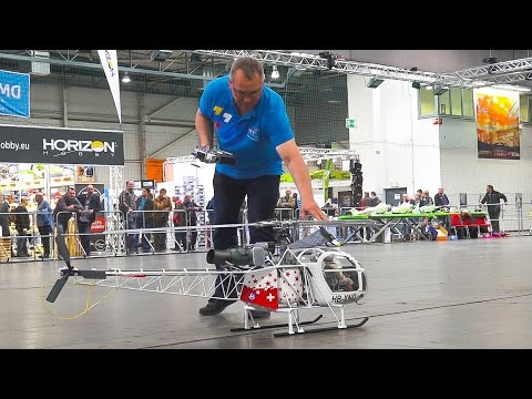 BRAND NEW!! VARIO RC MODEL HELICOPTER LAMA SA 315B *INDOOR DEMO FLIGHT