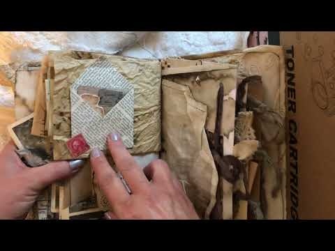 (SOLD, THANK YOU!) Extra-Grungy Junk Journal