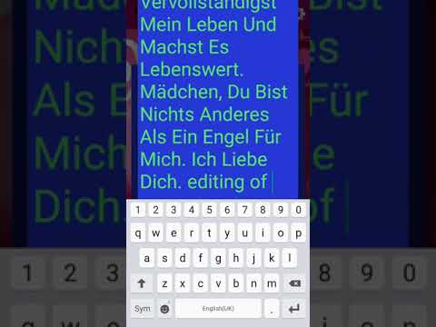 Valentine Messages German Video