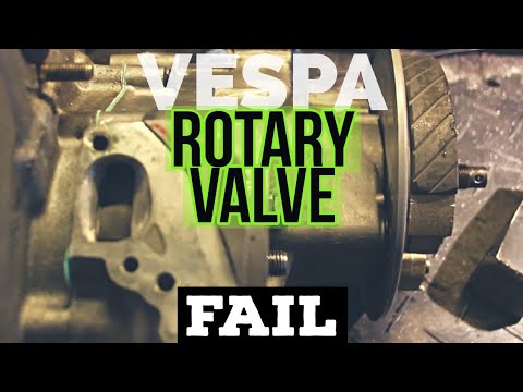 vespa CRANK ROTATION test / rotary valve REPAIR FAIL / FMPguides - Solid PASSion /