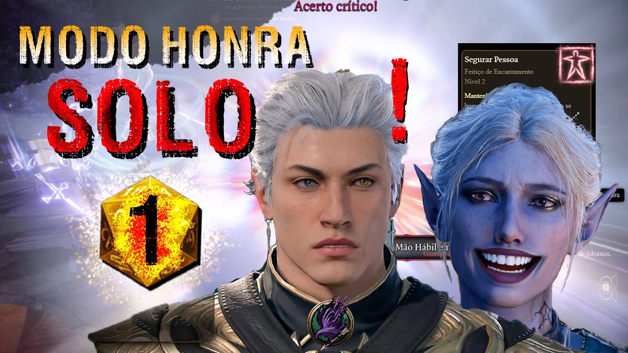Consigo Vencer Baldur's Gate 3: Solo no Honra? - Ato 1