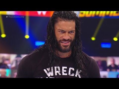 That moment when Roman Reigns wrecked everyone and left: This is Awesome Sneak Peek