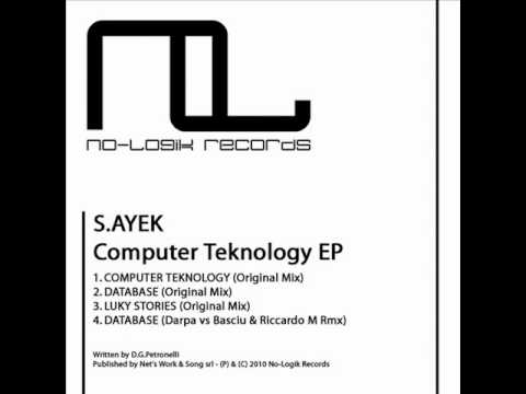 S.Ayek - Database (Darpa, Basciu & Riccardo M Remix) - No-Logik Records