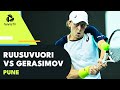 Emil Ruusuvuori vs Egor Gerasimov | 2022 Pune Open Live Stream