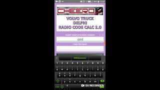 RADIO CODE CALC FOR VOLVO TRUCKS - DELPHI - VR100 VR200 VR300 VR400 3PMID MID GLOBAL AM/FM/CD