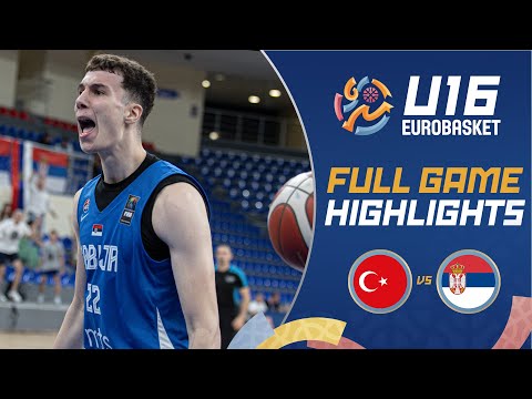 Quarter-Finals: Türkiye 🇹🇷 vs Serbia 🇷🇸 | Highlights | FIBA U16 EuroBasket 2025