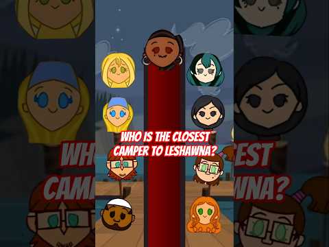 Who Is The Closest Camper To Leshawna In Total Drama? #totaldrama #totaldramaisland #disventurecamp