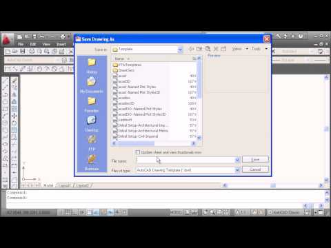 AutoCAD Tutorial Circle Command 3 Point 2 Point Tan Tan Radius Tangent Circles