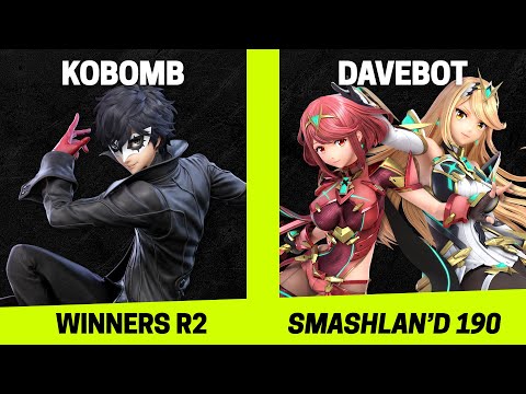 SmashLAN'd 190 Winners R2 - Kobomb (Joker) vs DaveBot (Pyra/Mythra) - SSBU Tournament