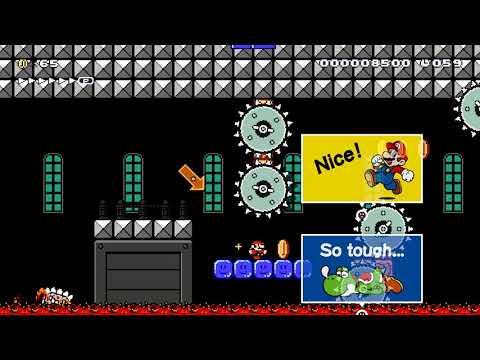 Super Mario Maker 2 (Auto-Switch Castle by TeeTurtle)
