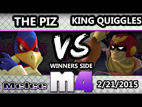 McSmashter 4 - The Piz (Red Falco) vs King Quiggles (White Falcon) - SSBM Round Robin Pools