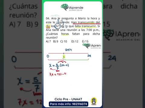 Resuelve este ejercicio de Razonamiento Matemático – Adelantos (Nivel UNAAT)