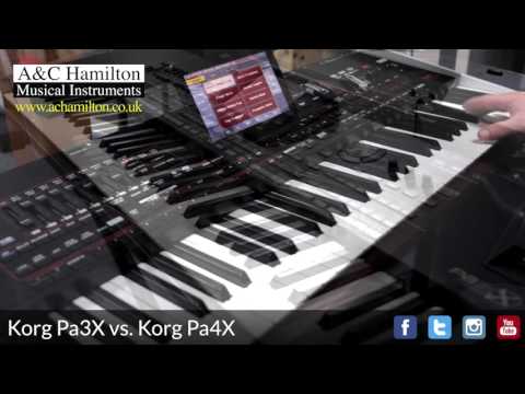 KORG Pa3X vs. Pa4X **NEW Pa4X Sounds & Styles**