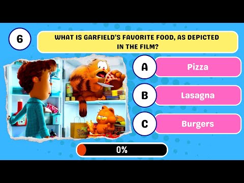 The Garfield Movie quiz #garfield #quiz
