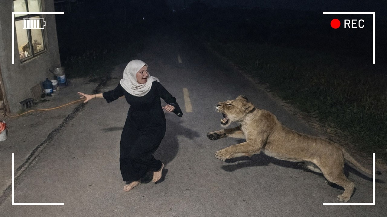 هذا ما يحدث حين يدخل البشر في مواجهة مباشرة مع الحيوانات خطأ واحد كاد يكلّف ح?