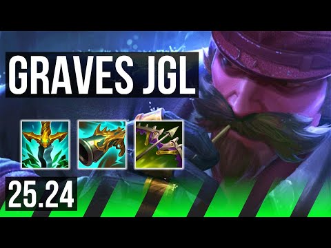 GRAVES vs MASTER YI (JGL) | Good KDA: 14/1/2 | NA Master | 25.24