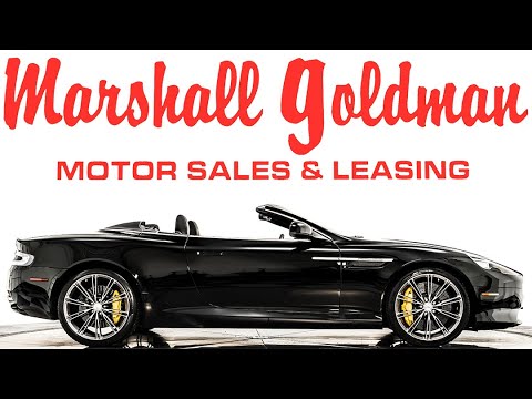 2012 Aston Martin Virage Volante Jet Black Black