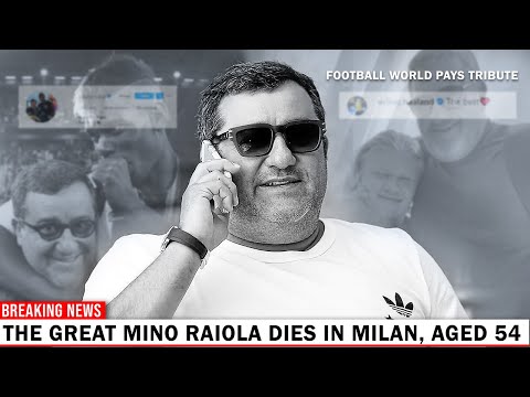 Rest In Peace To The Great Mino Raiola We Will Miss You!!💔