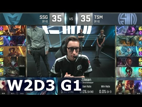 TSM vs SSG - Worlds 2016 W2D3 Group D | LoL S6 World Championship Week 2 Day 3 TSM vs Samsung G2