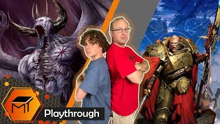 Warhammer 40k l 2000pt Battle report l Custodies vs Demons