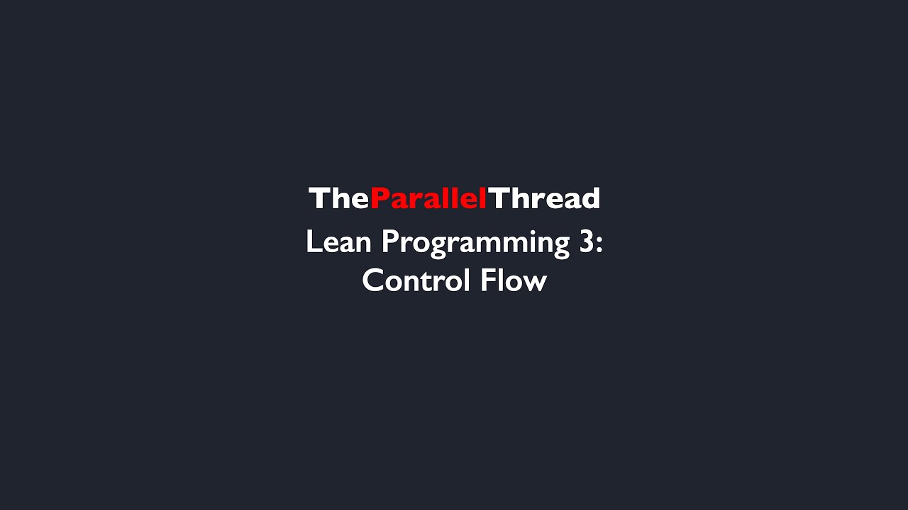 Learn Programming 3 - Control Flow