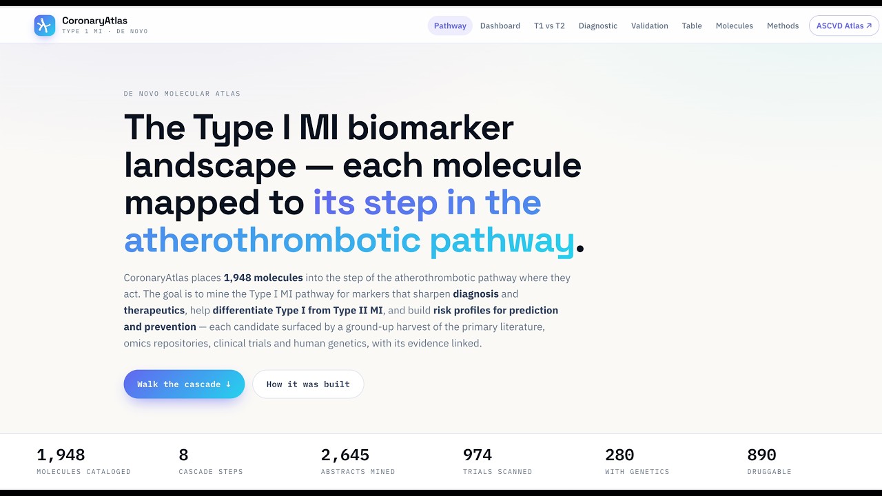 CoronaryAtlas project preview