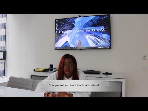 “Everybody is like family. The firm is very respectful.” testimonial video thumbnail