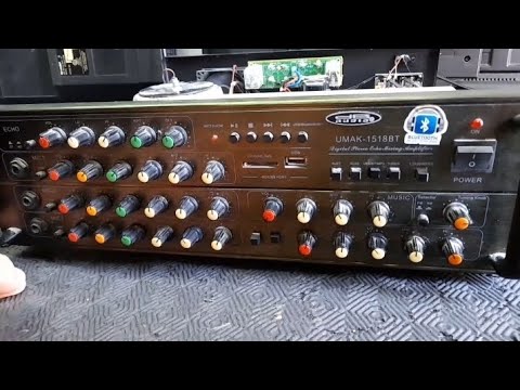 DB Audio UMAK-1518BT amplifier repair tips #electronics #amplifier #tutorial #soundsystem