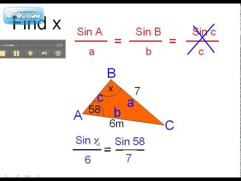 10. sine rule missing angles