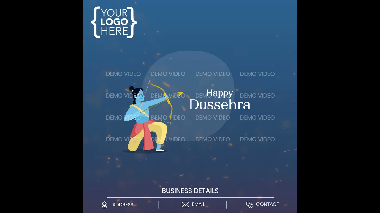Dussehra Festival Video Animation V2 Demo