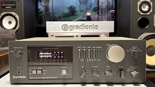 Amplificador GRADIENTE 366 Super A Grafite - conservação raríssima (44)9806-4737