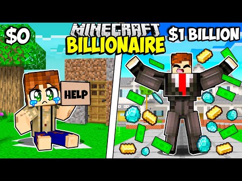 I Survived 100 Days as a BILLIONAIRE in Minecraft